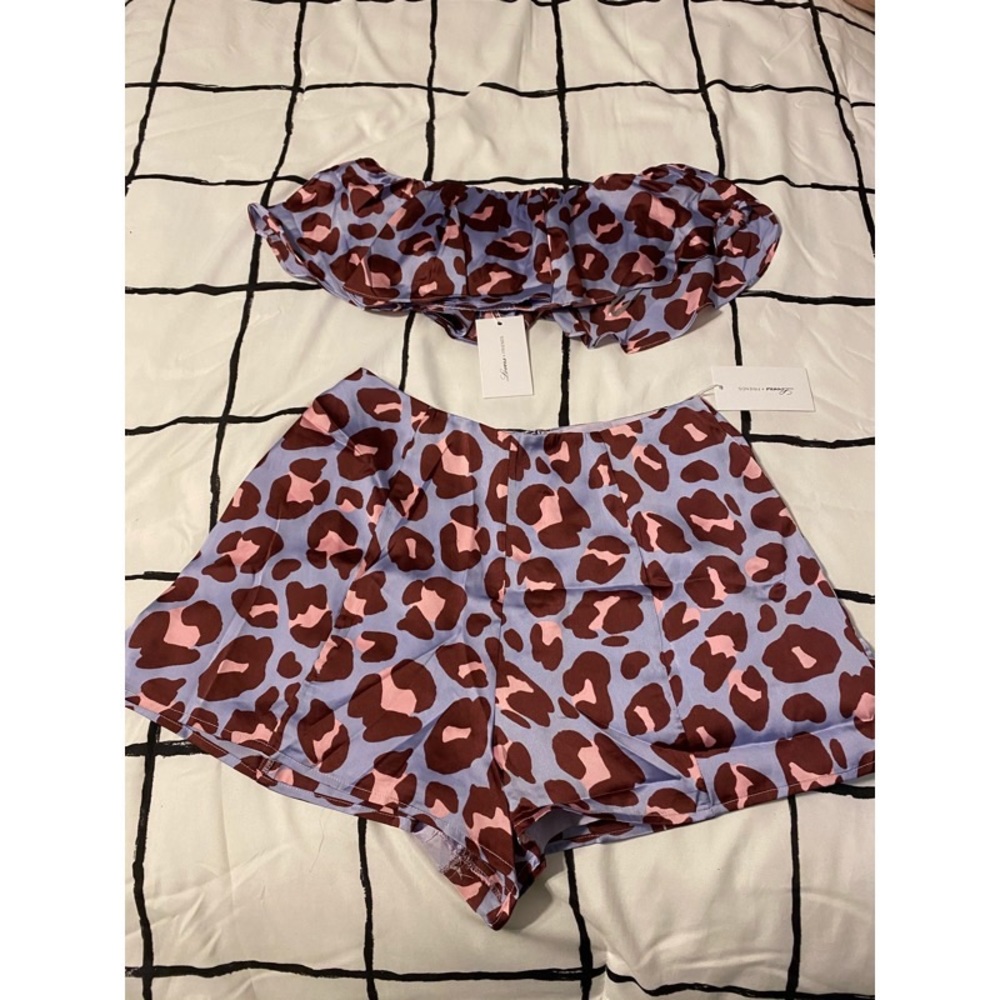 Two Piece Leopard Print set